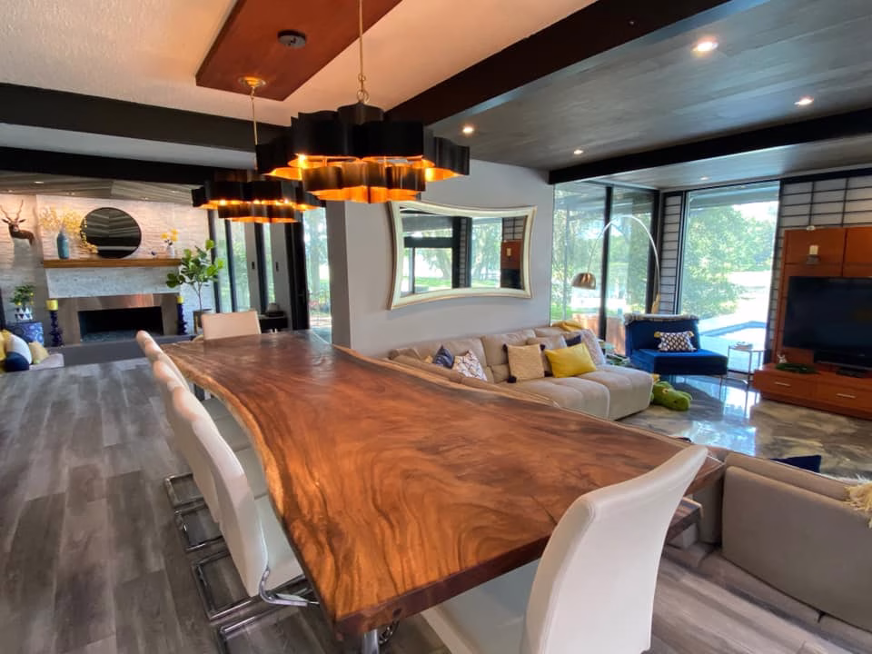 Custom Live edge Kitchen Countertops by WoodLab of New York