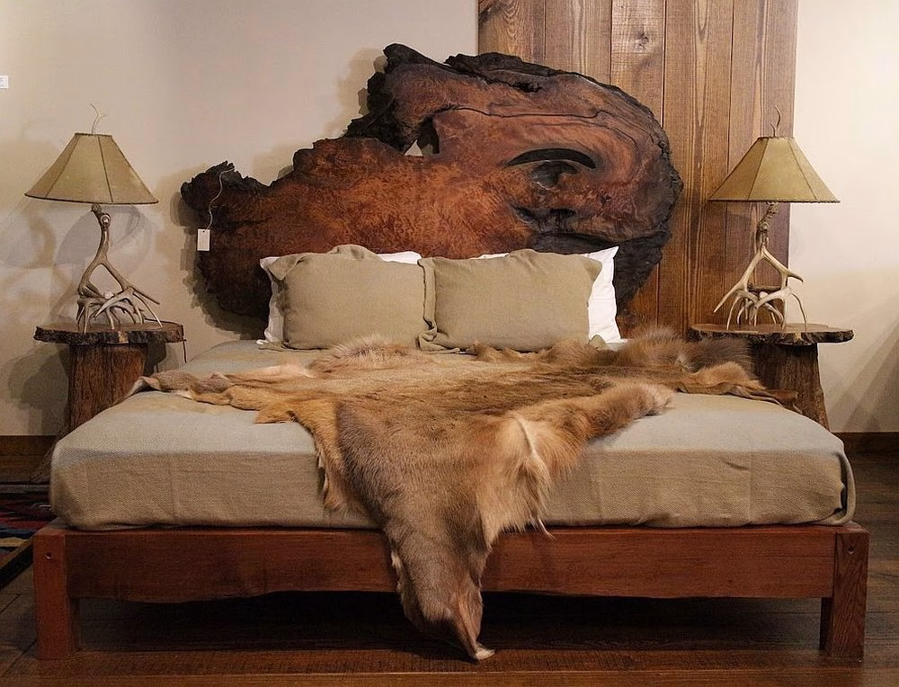 live edge bedroom headboards by WoodLab of New York